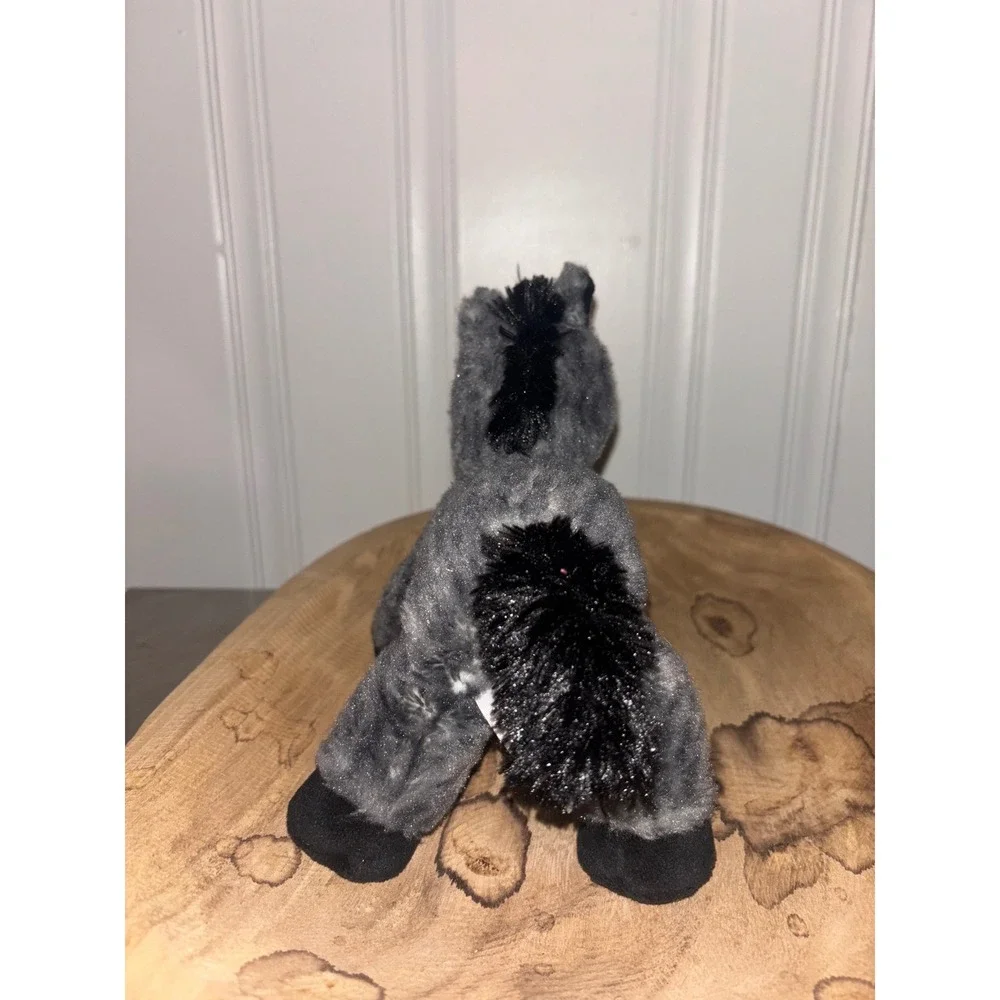 Aurora World‎ Gray Dapple Horse Plush Stuffed Animal Black Mane Tail 2021